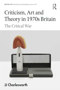 Criticism, Art and Theory in 1970s Britain_cover
