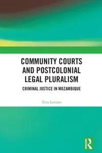 Community Courts and Postcolonial Legal Pluralism_cover