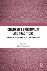Children's Spirituality and Traditions_cover