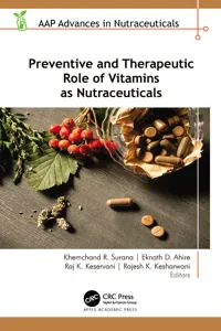 Preventive and Therapeutic Role of Vitamins as Nutraceuticals_cover