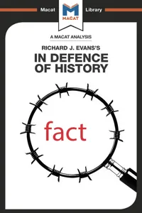 An Analysis of Richard J. Evans's In Defence of History_cover