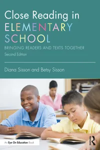 Close Reading in Elementary School_cover