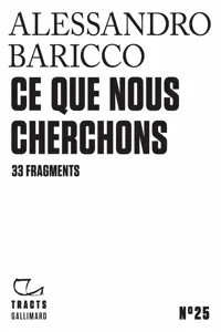 Tracts - Ce que nous cherchons. 33 fragments_cover