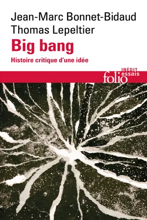 Big bang. Histoire critique d'une idée