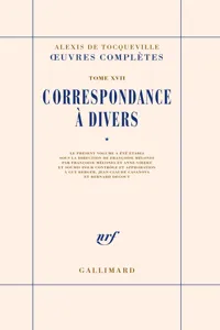 Correspondance à divers_cover