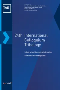 24th International Colloquium Tribology_cover