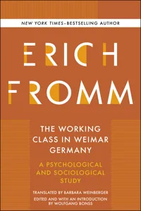 The Working Class in Weimar Germany_cover