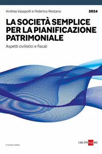 La società semplice per la pianificazione patrimoniale_cover