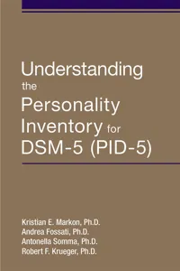 Understanding the Personality Inventory for DSM-5_cover