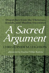 A Sacred Argument_cover
