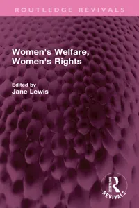 Women's Welfare, Women's Rights_cover