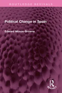 Political Change in Spain_cover