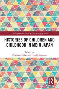 Histories of Children and Childhood in Meiji Japan_cover