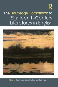 The Routledge Companion to Eighteenth-Century Literatures in English_cover