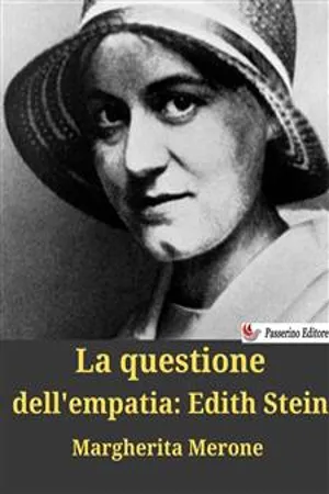 La questione dell'empatia: Edith Stein