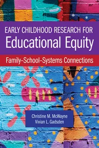 Early Childhood Research for Educational Equity_cover