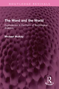 The Word and the World_cover