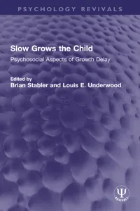 Slow Grows the Child_cover