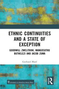 Ethnic Continuities and a State of Exception_cover