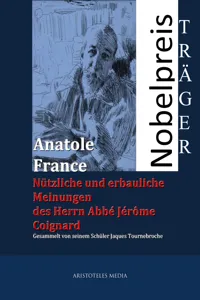 Nützliche und erbauliche Meinungen des Herrn Abbé Jérôme Coignard_cover