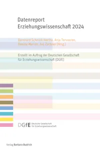 Datenreport Erziehungswissenschaft 2024_cover