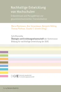 Nachhaltige Entwicklung von Hochschulen_cover
