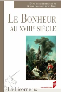Le bonheur au xviiie siècle_cover