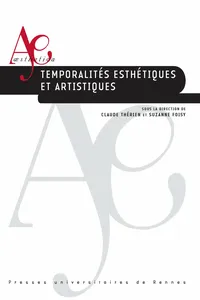 Temporalités esthétiques et artistiques_cover