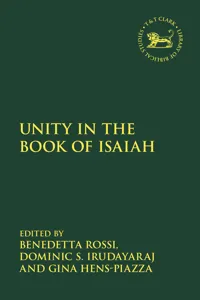 Unity in the Book of Isaiah_cover