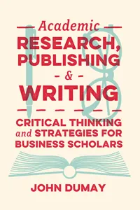 Academic Research, Publishing and Writing_cover