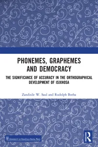 Phonemes, Graphemes and Democracy_cover
