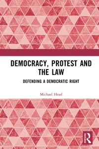 Democracy, Protest and the Law_cover