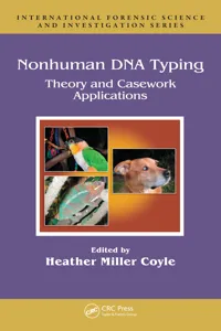 Nonhuman DNA Typing_cover