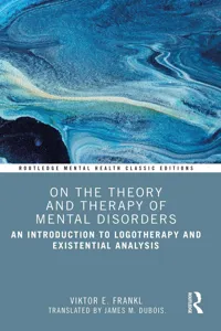 On the Theory and Therapy of Mental Disorders_cover