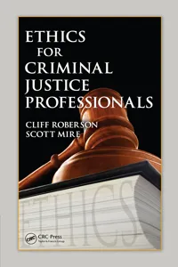 Ethics for Criminal Justice Professionals_cover