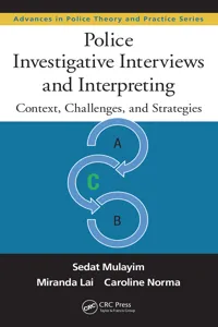 Police Investigative Interviews and Interpreting_cover