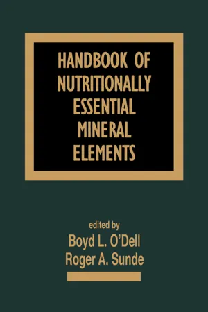 Handbook of Nutritionally Essential Mineral Elements