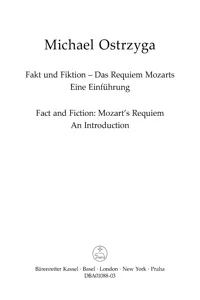 Fakt und Fiktion – Das Requiem Mozarts_cover