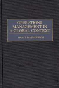 Operations Management in a Global Context_cover