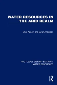 Water Resources in the Arid Realm_cover