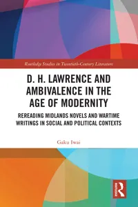 D. H. Lawrence and Ambivalence in the Age of Modernity_cover