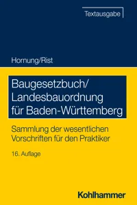 Baugesetzbuch/Landesbauordnung für Baden-Württemberg_cover