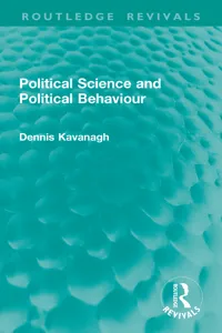 Political Science and Political Behaviour_cover