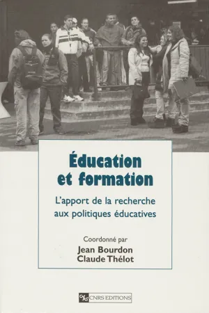 Éducation et formation