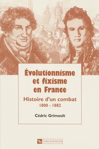 Évolutionnisme et fixisme en France_cover