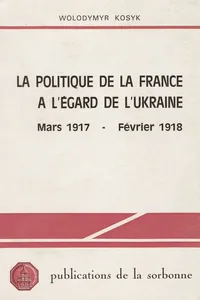 La politique de la France à l’égard de l’Ukraine_cover