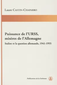 Puissance de l’URSS, misères de l’Allemagne_cover