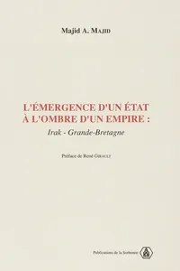 L’émergence d’un État à l’ombre d’un empire_cover