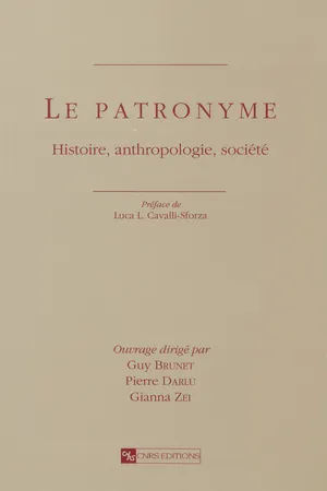 Le patronyme