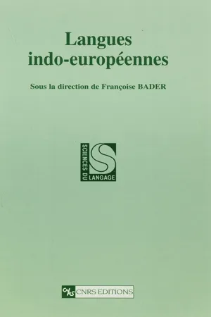 Langues indo-européennes